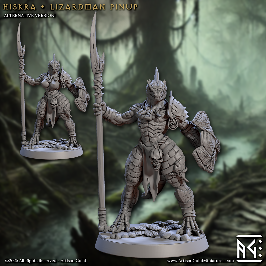 Hiskra Lizardman Pinup