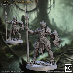 Hiskra Lizardman Pinup
