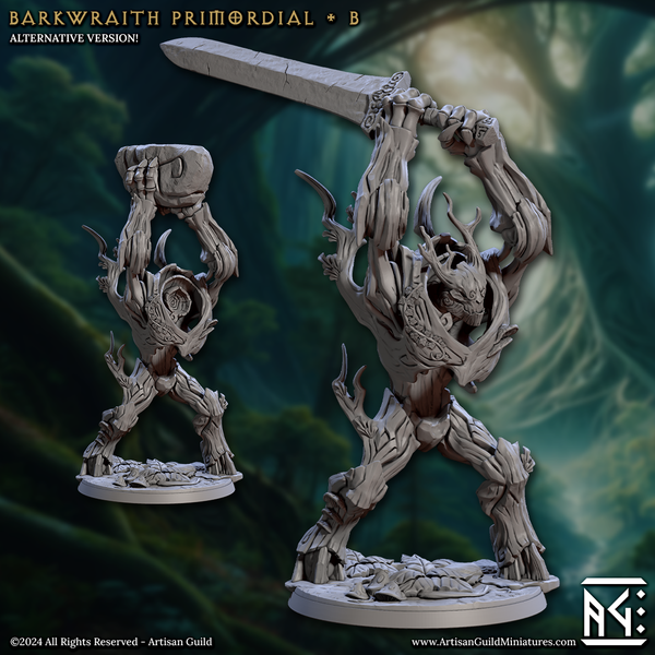 Barkwraith Primordials 3D-printed model