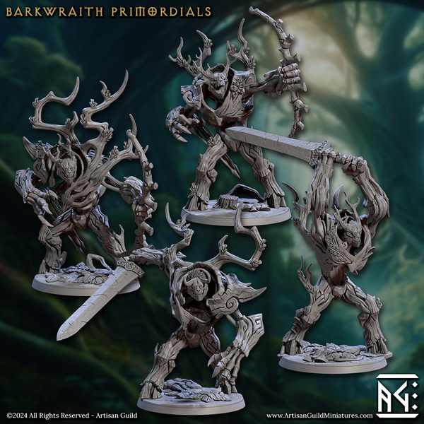 Barkwraith Primordials 3D-printed model