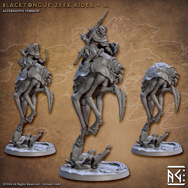 Zeek Riders 3D-printed model
