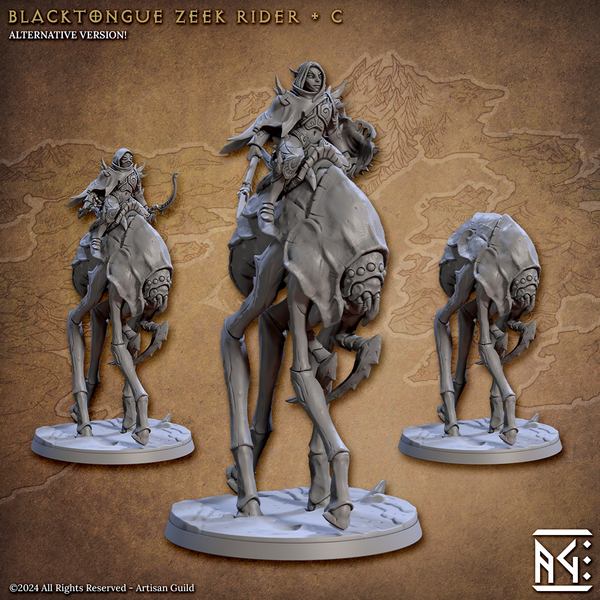 Zeek Riders 3D-printed model
