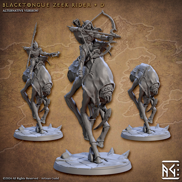 Zeek Riders 3D-printed model