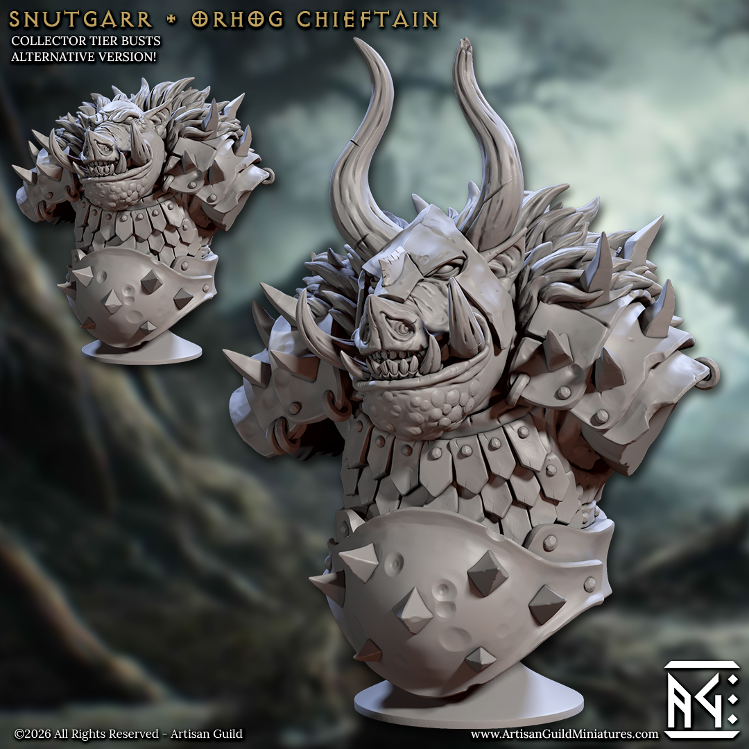 Snutgarr Orhog Chieftain Bust