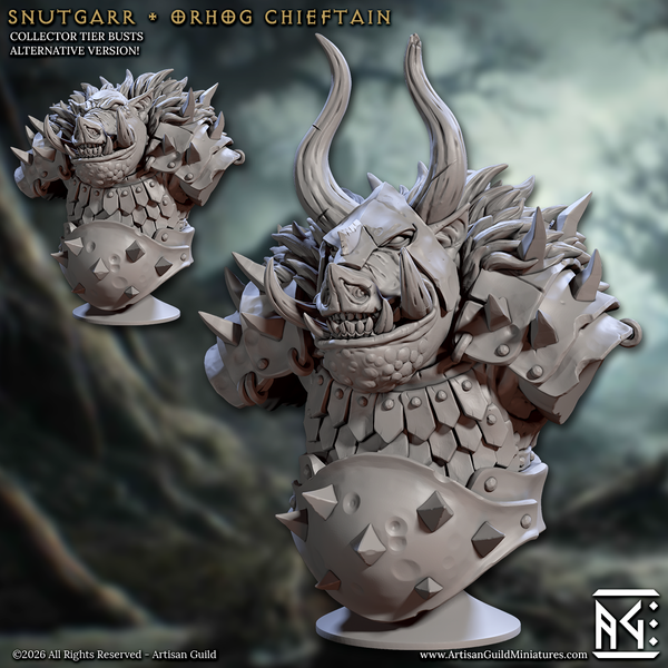 Snutgarr Orhog Chieftain Bust