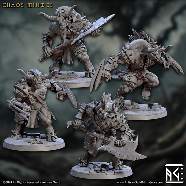 Chaos Minocs 3D-printed model