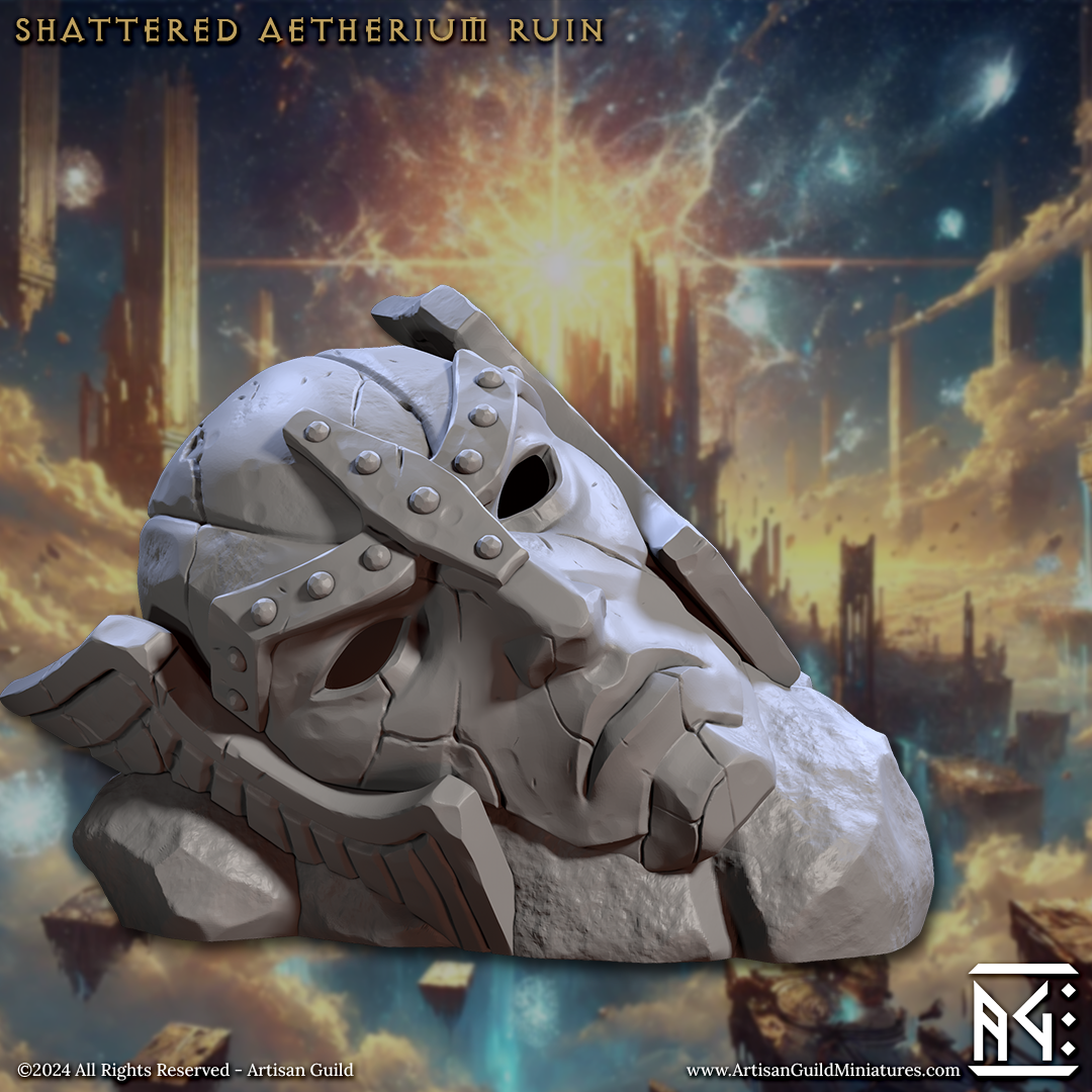 Shattered Aetherium Ruin 3D-printed model