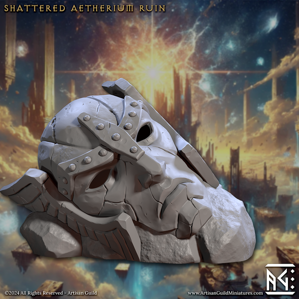 Shattered Aetherium Ruin 3D-printed model