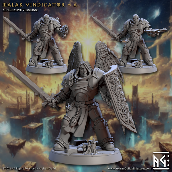 Malakim Vindicators 3D-printed model