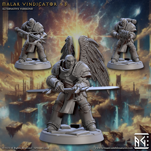 Malakim Vindicators 3D-printed model