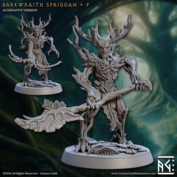 Barkwraith Spriggan 3D-printed model