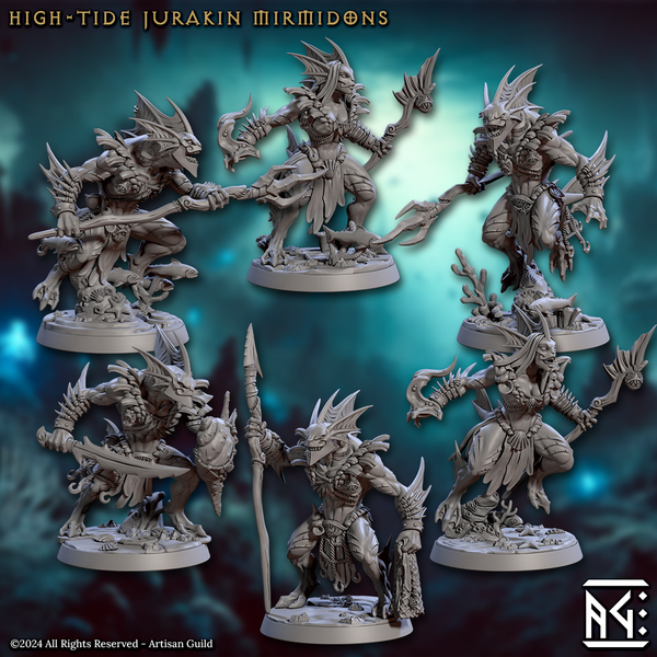 High-Tide Jurakin Mirmidon 3D-printed model