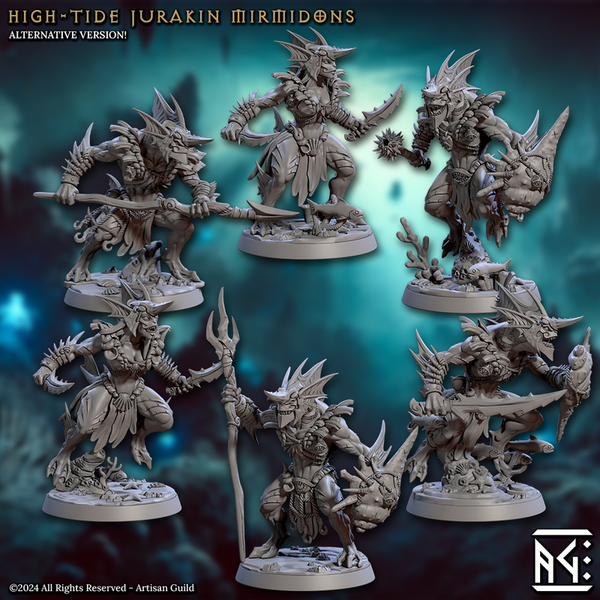 High-Tide Jurakin Mirmidon 3D-printed model