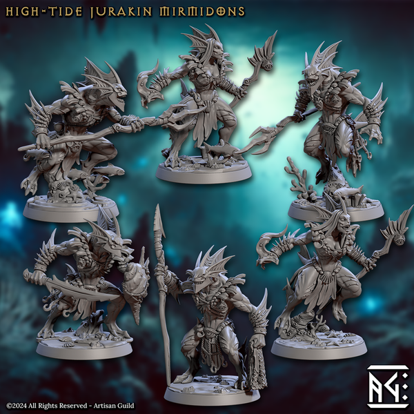 High-Tide Jurakin Mirmidon 3D-printed model