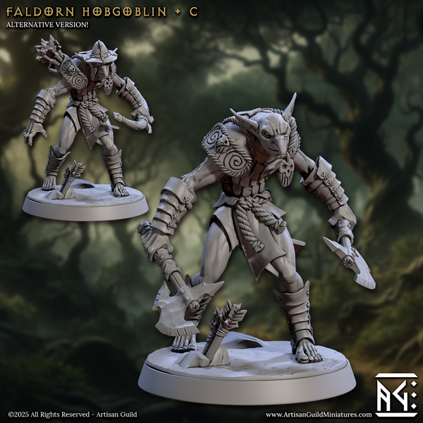 Faldorn Hobgoblins 3D-printed model