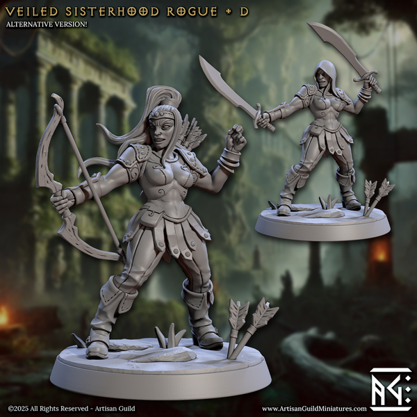 Veiled Sisterhood Rogues 3D-printed model