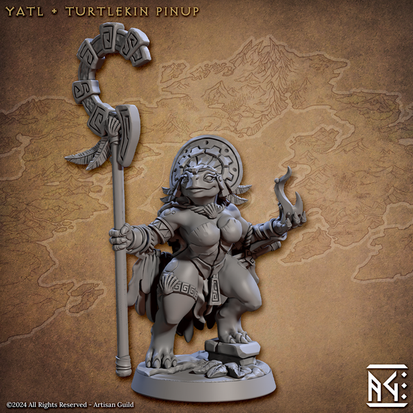 Yatl Turtlekin 3D-printed model