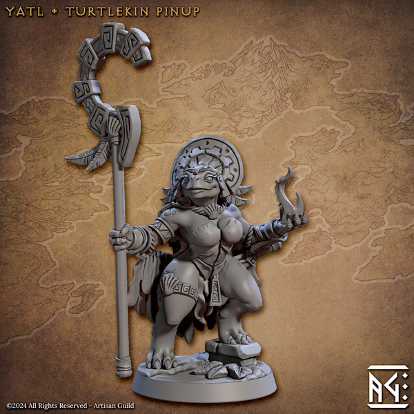Yatl Turtlekin 3D-printed model