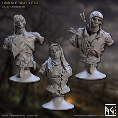 Zombie Walker Busts