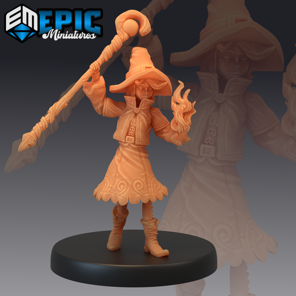 Witch Apprentice 3D-printed model