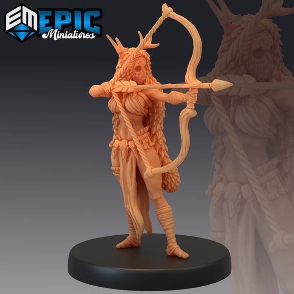 Wood Mask Tribeman 3D-printed model