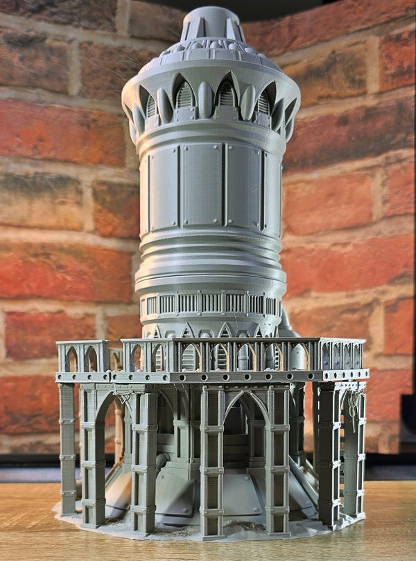 Damochles Industrial Ruins Chimney A 3D-printed model