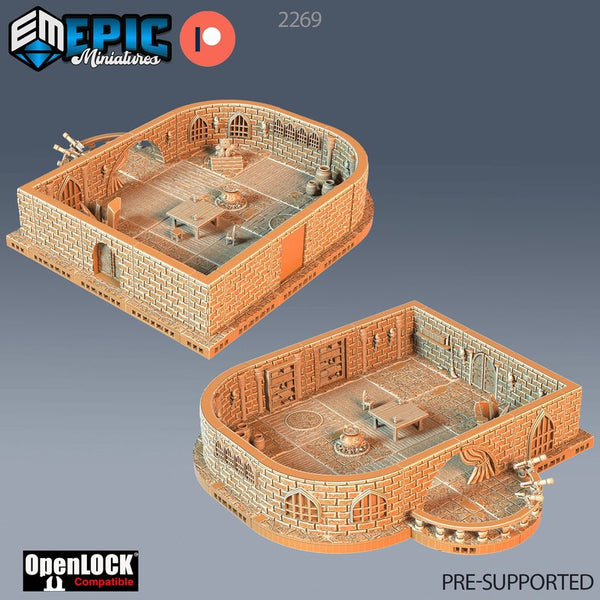 Wizard Room 3D-printed model