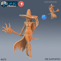 Young Witch 3D-printed model