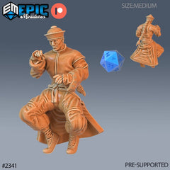 Zombie Kung Fu Monk 3D-printed model