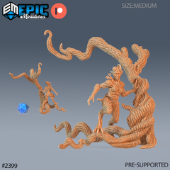 Wood Dryad 3D-printed model