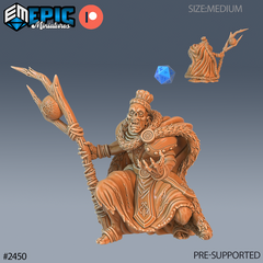 Zombie King 3D-printed model