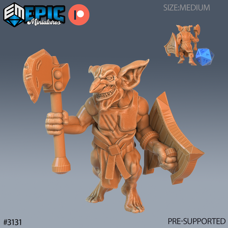 Wicked Goblin Tribe 3D-printed model