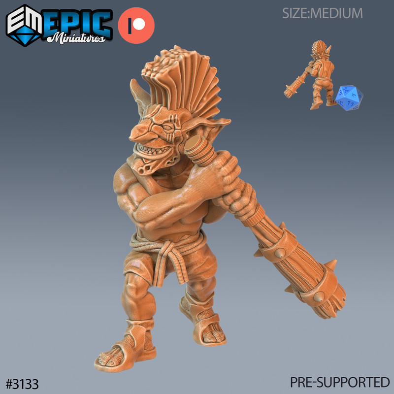Wicked Goblin Tribe 3D-printed model
