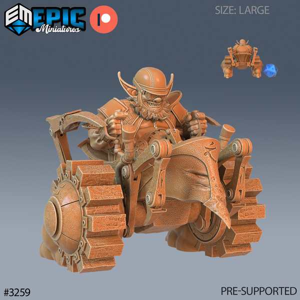 Wheelchair Goblin 3D-printed model