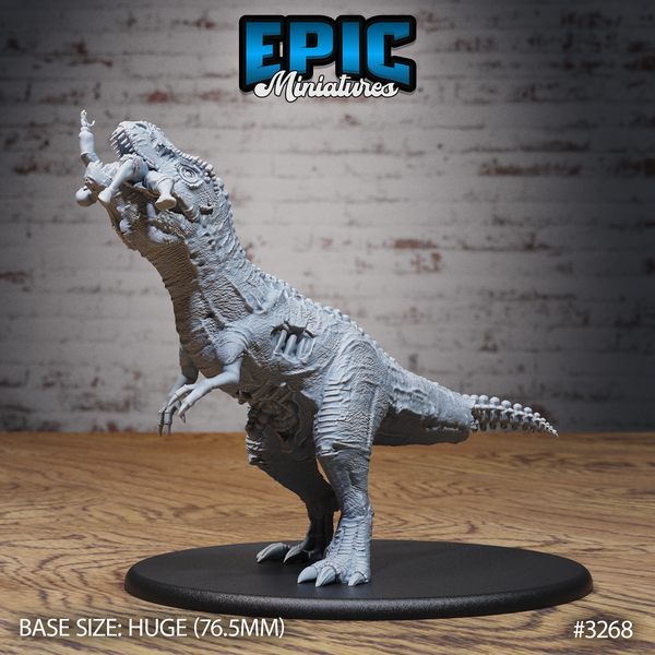 Zombie T-Rex 3D-printed model