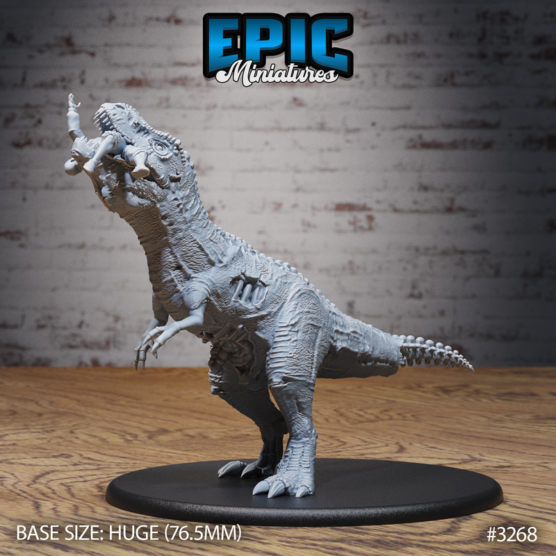 Zombie T-Rex 3D-printed model