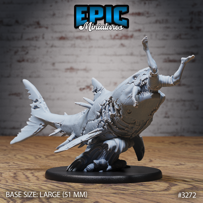 Zombie Shark 3D-printed model