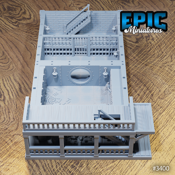 Wild West Bank 3D-printed model