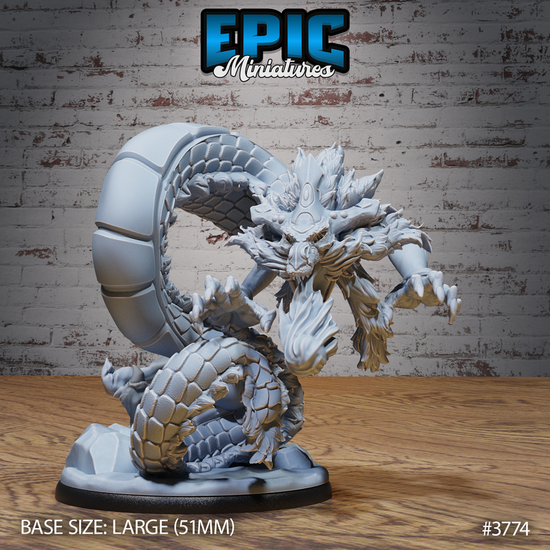 Young Lung Dragon 3D-printed model