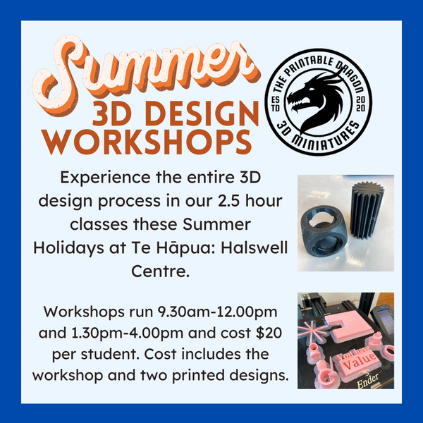 3D Design Course 3D-printed model