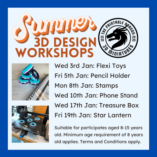 3D Design Course 3D-printed model