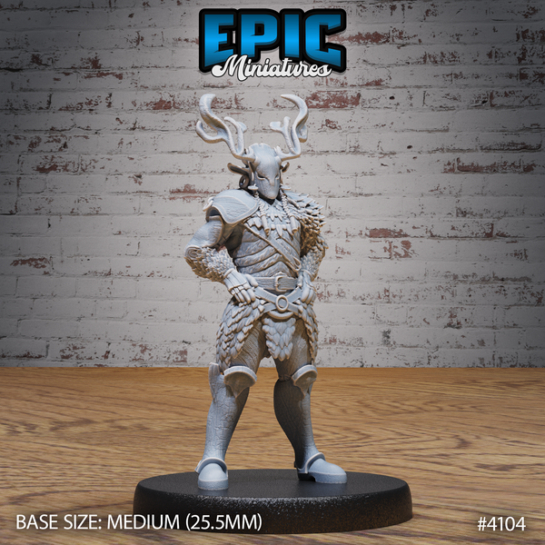 Woodland Knight 3D-printed model