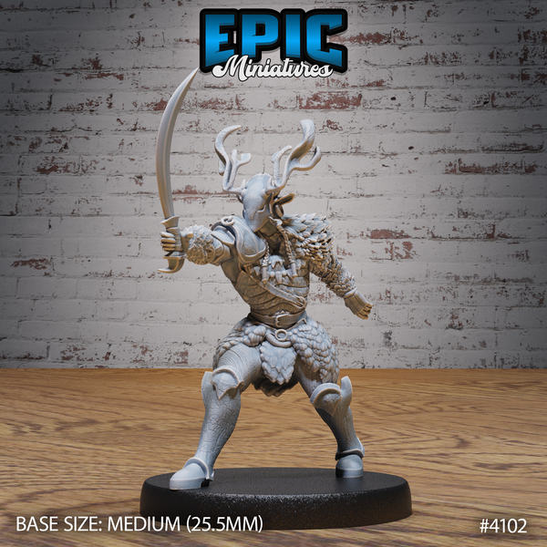 Woodland Knight 3D-printed model