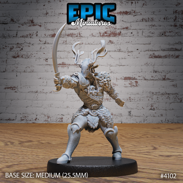 Woodland Knight 3D-printed model