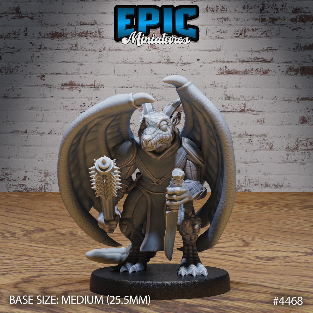 Winged Kobold 3D-printed model