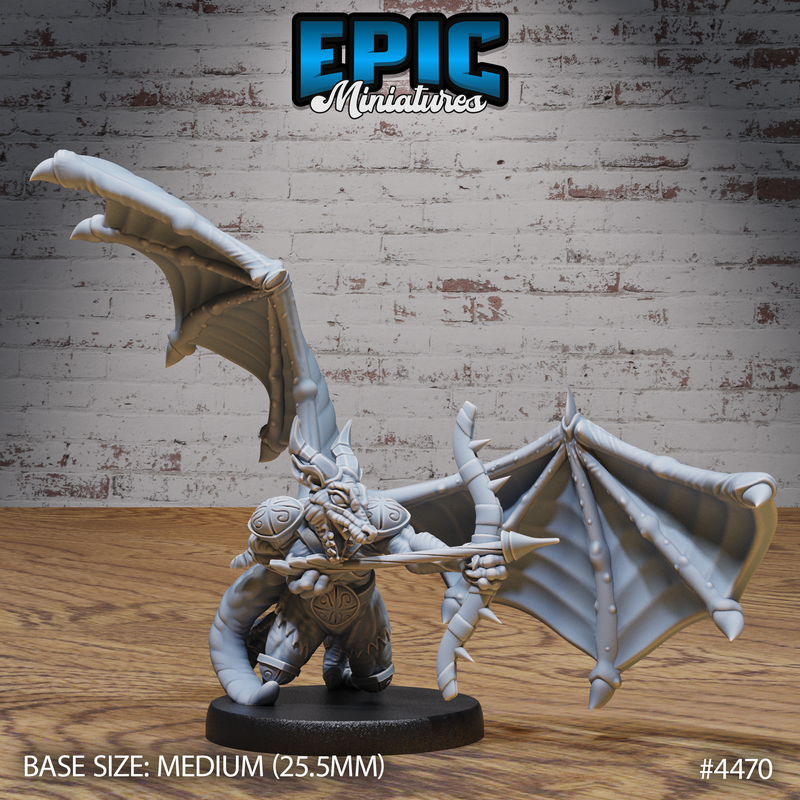 Winged Kobold 3D-printed model