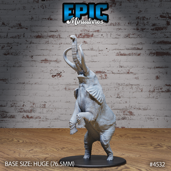 Safari Elephant 3D-printed model