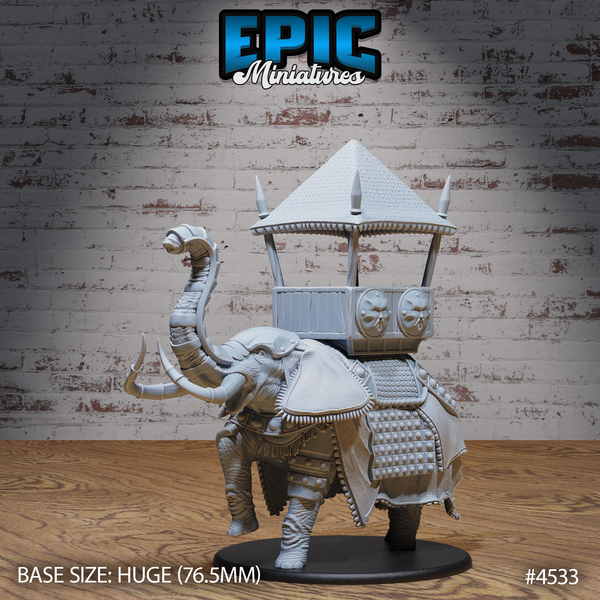Safari Elephant 3D-printed model