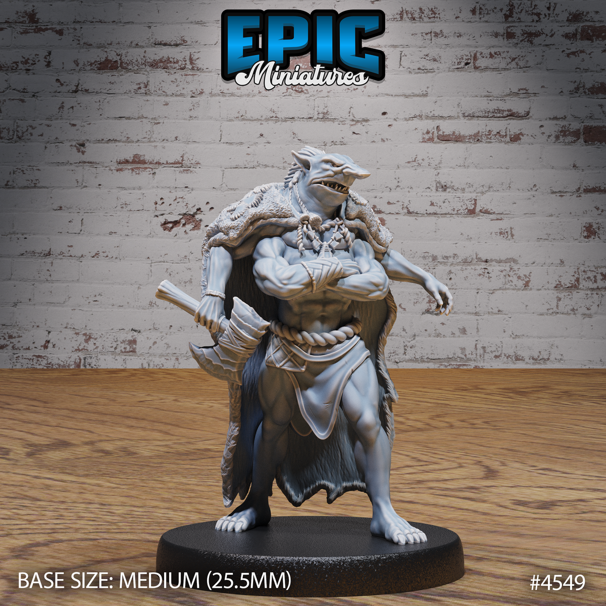 Savanna Troll 3D-printed model