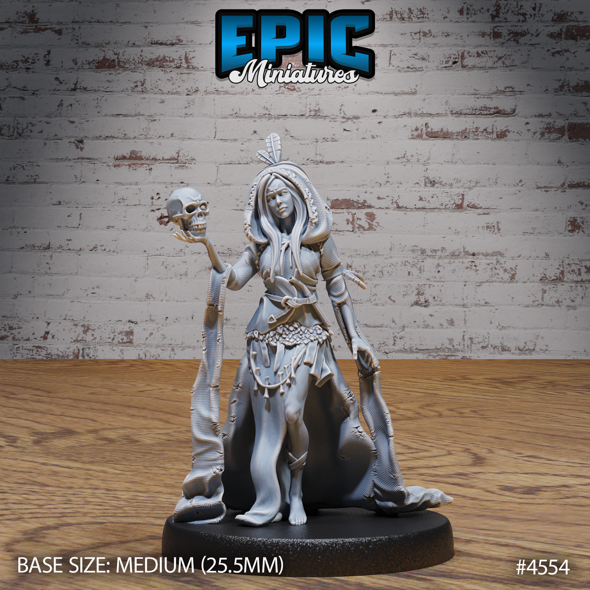 Tribe Green Witch 3D-printed model
